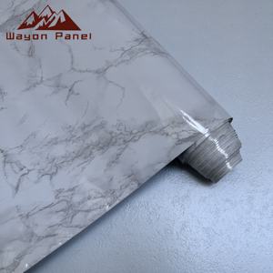 El Papel Tapiz de PVC Impermeable con Patrón de Mármol Más Vendido de Wayon es Adecuado para Decorar la Pared de Fondo de la Sala de Estar. - Product Image 4