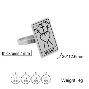 Bague minimaliste en acier inoxydable pour hommes et femmes - Product Image 6