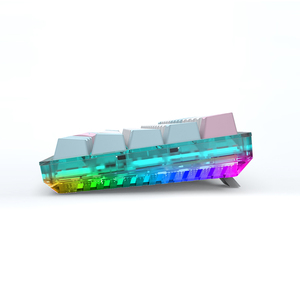 New Release 61-key Wired Type C Led Gaming Keyboard Transparent Abs 61-standard Keys Waterproof Programmable 60 Small - Product Image 4