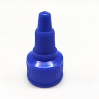 Bouchon à visser noir pour bouteille 20mm 24mm 28mm, avec traitement de finition du col 20-410 24-410 28-410