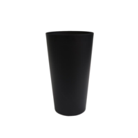 Pot Tanaman PP Putih Matte Finish 20 Inch Ringan Tahan Lama dengan Lubang Drainase, Warna Dapat Disesuaikan, untuk Taman, Luar Ruangan, dan Rumah
