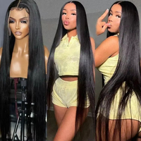 Perruques Lace Front Sans Colle en Cheveux Humains Naturels Bruts Vierge Indiens HD Transparentes – Vente en Gros