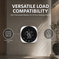 Wifi App Control Tuya Termostato inteligente con control de voz Termostato inalámbrico inteligente para el hogar Controlador programable Calefacción por suelo radiante