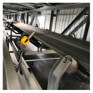 Lona de goma, grava redonda, máquina móvil, entrada de piedra, cinta transportadora de transporte con tolva - Product Image 5