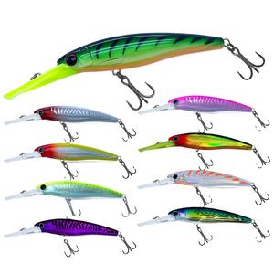 Flotante Minnow Trolling Lure 140mm 160mm 180mm para atún caballa aguja pesca de agua salada - Product Image 5