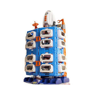 Jouets éducatifs pour enfants Rocket Parking Lot, unisexe, 40 pièces, en plastique, avec ascenseur électrique <span class=keywords><strong>Sonic</strong></span> et toboggan, cadeau d'anniversaire - Product Image 5