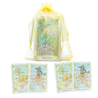 Carte Oracle éducative de dessin animé de mode anglaise pour femmes impression personnalisée divination style cartes oracle tarot