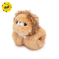 Adorable bracelet slap en peluche lion, poupée en peluche douce et portable, jouet amusant pour le quotidien et cadeau d'anniversaire délicat