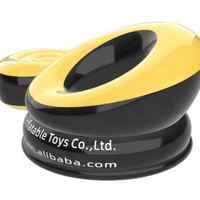 Sofá Cama Redondo Inflable y Plegable, Tela Negra, Diseño Moderno, para Hotel y Comedor, 2 Plazas, Puerto de Shenzhen, T/T