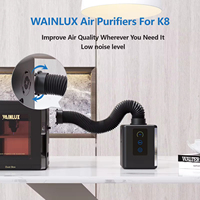 Le purificateur de fumée intelligent à gravure laser assistée par air de WAINLUX convient aux centres commerciaux et aux espaces fermés.