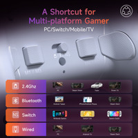 EasySMX X20 contrôleur de jeu sans fil Elite FPS poignée bascule pour PC IOS TV double déclencheur et manette