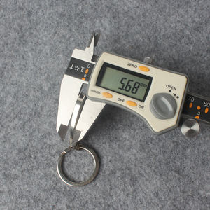 Carrito de Compras Europeo de latón hecho a medida, llavero, monedero, chapado en 1-2 colores, gancho de diseño de letras de arte religioso troquelado - Product Image 4