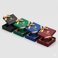 Scatola Regalo Esagonale Personalizzata con Cartone Rigido, Rivestimento in Spugna da 2mm, Opzioni di Laminazione Lucida o Opaca per Candele e Regali in Carta