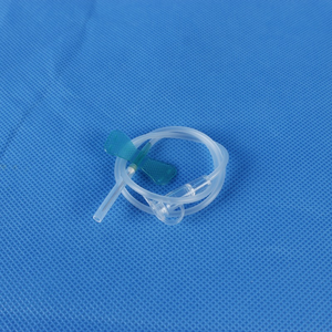 ชุดเข็มเจาะเลือดแบบปีกผีเสื้อพลาสติกปลอดเชื้อแบบใช้แล้วทิ้งขนาด 27G สำหรับการรับประทาน้ำเกลือและการเก็บเลือด ใช้สำหรับสัตว์ - Product Image 1