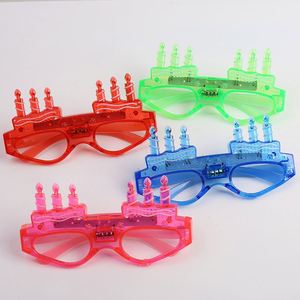 Wholesale Birthday Party <b>Candle</b> Led Glowing Glasses Funny Glasses Children Adults Happy Birthday Party Light up Glasses - Product Image 5