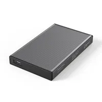 2.5 "एल्यूमीनियम SATA USB3.0 हार्ड ड्राइव संलग्नक बाहरी हार्ड ड्राइव क्षमता कनेक्ट के लिए 2.5" HDD मामला