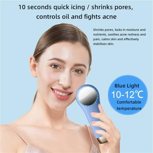 Brosse Nettoyante Électrique Vibrante Sonique à Lumière Bicolore pour Massage Facial, Nettoyage Profond des Pores, Étanche en Silicone pour le Nez et les Mains – Meilleure Vente - Product Image 4
