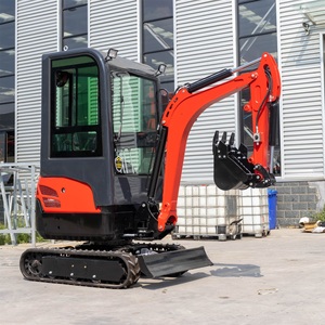 1.8 Ton Compact Excavator with Cabin Quick Coupler Dozer Blade Rubber Tracks - Product Image 6