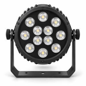 ไฟ LED PAR สำหรับโรงละคร 12x12W 6-in-1 RGBAL + แสงวอร์มไวท์ ซูมปรับมือ 15-45 องศา แบบไร้พัดลม สำหรับใช้ภายในอาคาร - Product Image 1
