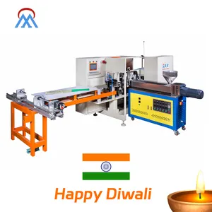 Meixin automatic Indian no dust broom making machine and phool jhadu broom machine for Diwali