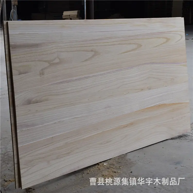 Fornitura di fabbrica tavole in legno massello di quercia/betulla/faggio/pino/abete/pioppo/paulonia accetta personalizzate