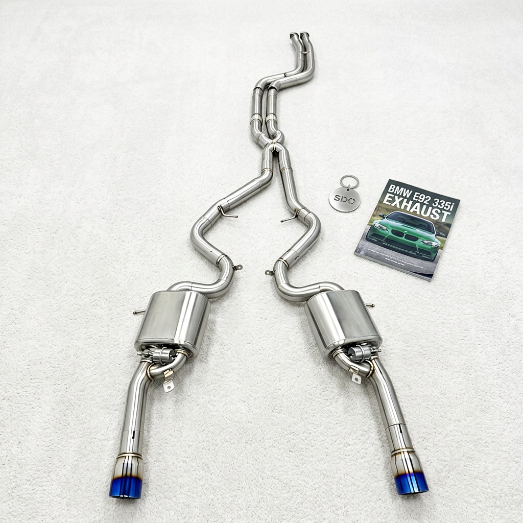 VantaFlow Racing Performance Exhaust for BMW 335i E90 E92 E93 N54 N55 3.0T 2007-2013 Stainless Steel Valvetronic Muffler Vacuum Valve