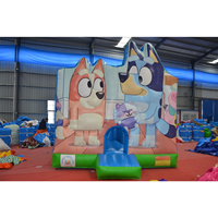 Château gonflable de qualité commerciale avec toboggan, château de saut robuste pour enfants, location de terrain de jeu intérieur pour anniversaire