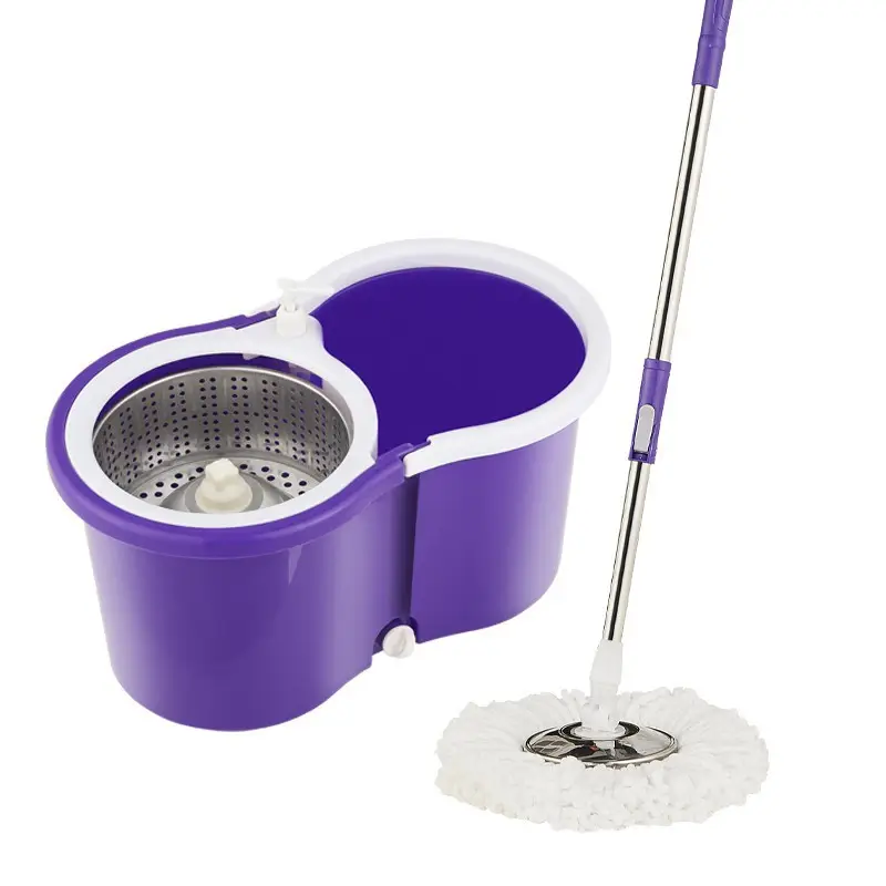 FF295 EasyWring Wet Dry Floor Cleaning Mop Microfiber 360 Squeeze Mop Bucket