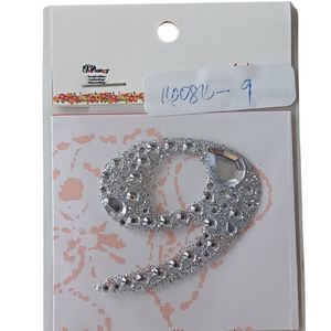Pegatinas de gemas de cristal autoadhesivas con purpurina, pegatinas de números de diamantes de imitación de cristal <span class=keywords><strong>Blinger</strong></span> - Product Image 4