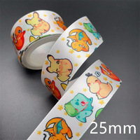 HT Personnalisé 2.5 cm Sublimation Thermique Sangle Haute Ténacité Échantillons de Motifs de Dessins Animés Gratuits pour la Maison Textile Bagages Accessoires