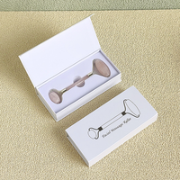 Ensemble masque et rouleau de jade cosmétique recyclable personnalisé Gua Sha boîte en carton rigide à fermeture magnétique emballage cadeau avec logo personnalisé