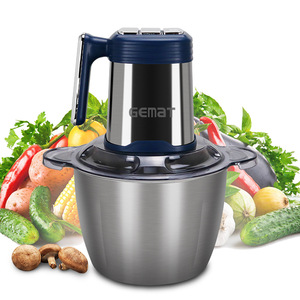 Gemar Electric Meat <b>Grinder</b> 1L 3L Stainless Steel Multi Functional For Mincing Meat And Baby Food - Product Image 3