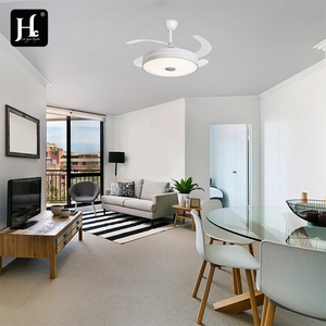 Ventilateur de plafond télescopique avec haut-parleur intégré ou technologie avec enceintes - Product Image 6