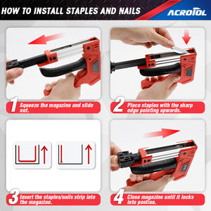 Agrafeuse manuelle industrielle robuste avec boîtier en nylon PA6, poignée <span class=keywords><strong>ergonomique</strong></span>, conception anti-blocage - Product Image 4