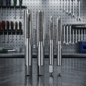 Jeu de 4 tarauds et filières en acier rapide, tarauds droits M5 M8 M16 M20, qualité industrielle - Product Image 3