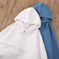 Vestes à capuche zippées en nylon/coton pour hommes, imperméables, hiver, logo personnalisé, service OEM, 700 GSM