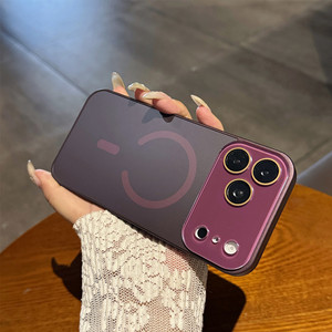เคสโทรศัพท์หน้าต่างขนาดใหญ่สำหรับ iPhone 18/17 Pro Max พร้อมแผ่นหลังแบบด้าน AG และเคสป้องกันแบบแม่เหล็ก 16 สี - Product Image 3