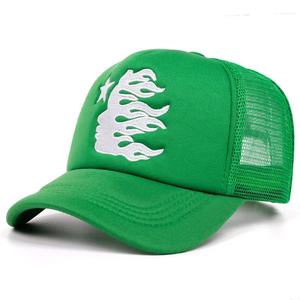 Casquette de baseball la plus vendue, casquette de sport d'extérieur en maille avec motif brodé, style américain, casquette trucker respirante en maille - Product Image 2