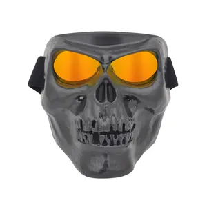 Anlorr Halloween skull maschera da sci occhiali off-road protezione moto occhi casco maschera occhiali