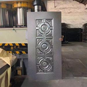 Panel de Puerta Repujado, Puerta de Acero, Lámina de Hierro con Acabado en Cuero, Puerta <span class=keywords><strong>Antirrobo</strong></span>, Entrada, Patio, Fachada - Product Image 4