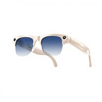 Lunettes Intelligentes Sans Fil avec Caméra 8MP, Commande Vocale IA, WiFi 6, Étanchéité IPX67, Vidéo 1280x720P pour le Sport, la Conduite et les Voyages
