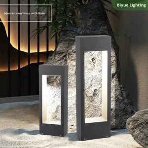 Lámpara de Jardín LED de Aluminio Simple con Diseño Hueco, Clasificación IP54, CA 220V, 3000K Blanco Cálido, Control Remoto <span class=keywords><strong>para</strong></span> Jardín, <span class=keywords><strong>Parque</strong></span>, Camino y Carretera - Product Image 5