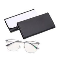 Étui à lunettes vierge en cuir PU pour sublimation, pochette de protection pour lunettes de soleil à impression par transfert thermique