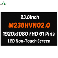 Panel Layar LCD AUO FHD 1920x1080 Non-Touch Screen 23.8" M238HVN02.0 Pengganti 165Hz 61 Pin