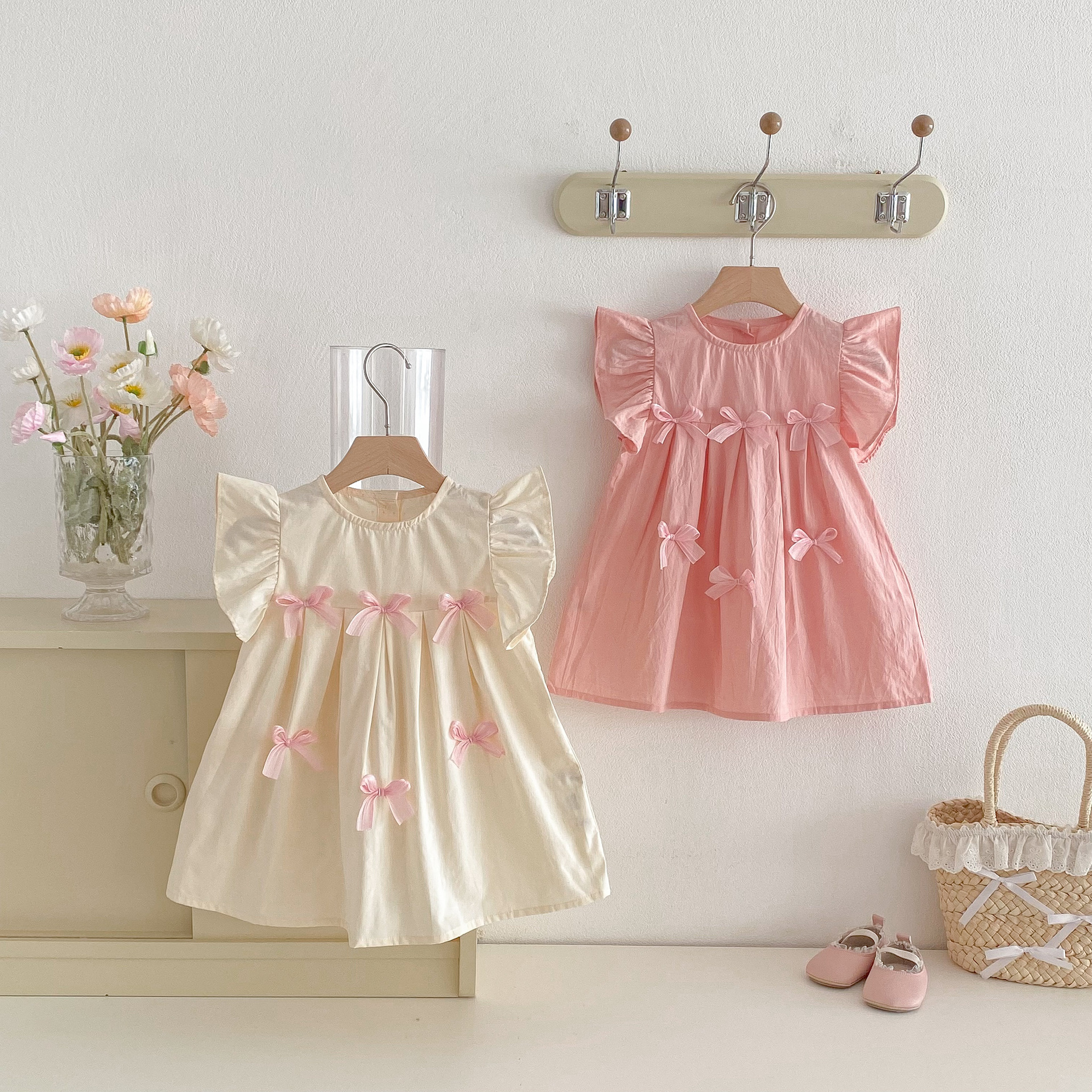Verified Supplier Ruffle 1 6 Years Old Baby Girl Dress Soft Bamboo