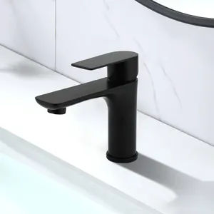 Round Basin Faucet Hot Cold Chrome Mono Handle CE Bathroom Sink Mixer Taps Bathroom Basin Faucet Mixer Tap Wash Basin Faucet