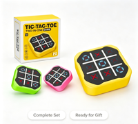 Jeu électronique portable Tic Tac Toe, multi-modes, défi de mémoire, jouet éducatif de voyage, jeu de puzzle pour enfants