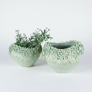 <span class=keywords><strong>Vaso</strong></span> da Tavolo in Ceramica Ecologica Fatto a Mano Lianda, Design Contemporaneo per Fiori e <span class=keywords><strong>Piante</strong></span> Succulente, San Valentino, Chaozhou - Product Image 2