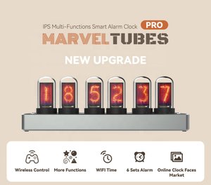 Tốt hơn hiện đại kỹ thuật số bảng đồng hồ Geek Marvel Ống IPS hiển thị bàn đồng hồ báo thức - Product Image 2