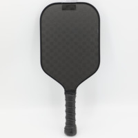 Raquette de pickleball avec accessoires de balle, noyau en fibre de carbone 12K, conception sans bordure durable, divertissement en plein air pour adultes